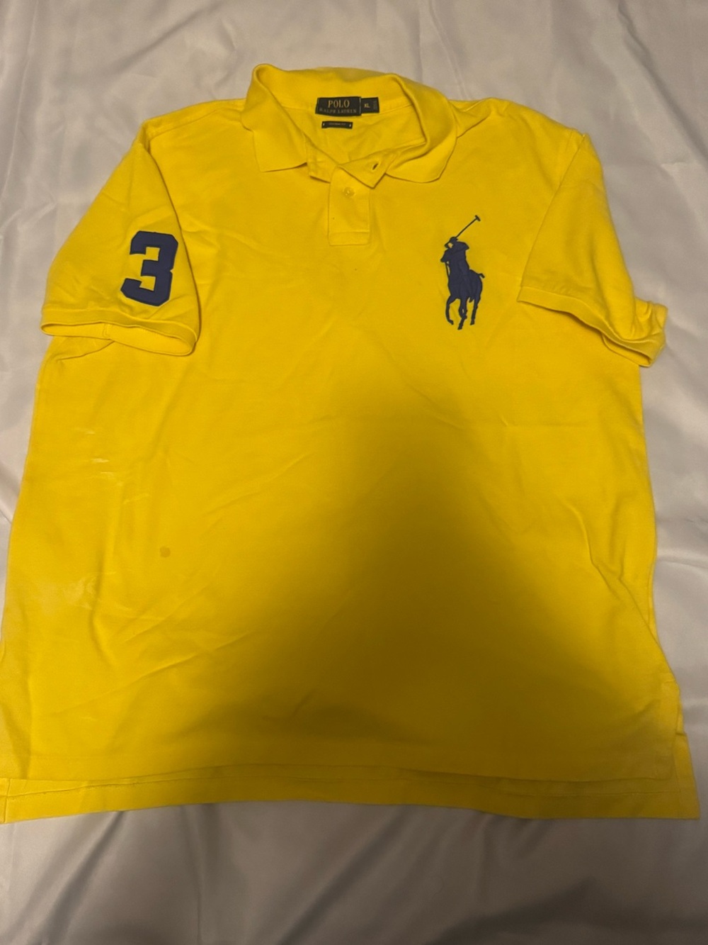 Polo by Ralph Lauren Yellow' Short Sleeve Polo Shirt